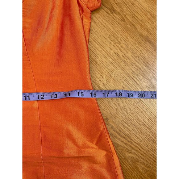 RARE Toronto Designer Silk Iridescent Y2K Dress - Picture 12 of 16